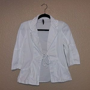 XCVI tie front jacket